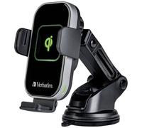 KFZ VERB 49553 - Auto - Supporto per smartphone, caricabatterie, Qi, USB-C,