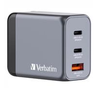 VERBATIM GAN CHARGER 3 PORT 65W 32201