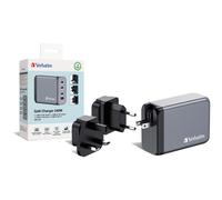 Verbatim GNC-240 Interno AC 28 V Nero Grigio GaN Wall Charger 240W 32205