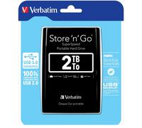 Verbatim Disco rigido portatile Store 'n' Go USB 3.0 da 2 TB Nero 2,05 53177