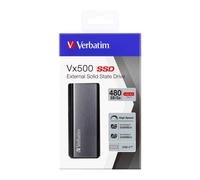 Verbatim Vx500 SSD 1TB Disco Stato Solido Portatile USB 3.2 Gen 2 per Mac, PC, smartphone e console di gioco, grigio siderale