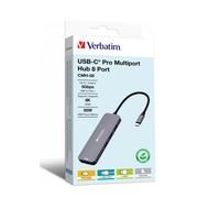 Verbatim Hub Multiporta USB-C 8 Porte con HDMI e 8K Ultra HD