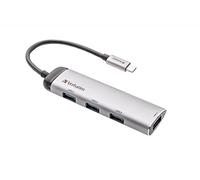 49147 hub di interfaccia USB 3.2 Gen 1 (3.1 Gen 1) Type-C 5000 Mbit/s Nero, Argento, Hub USB argento, USB 3.2 Gen 1 (3.1 Gen 1) Type-C, USB 3.2 Gen 1 (3.1 Gen 1) Type-A, 5000 Mbit/s, Nero, Argento, 0,15 m, USB