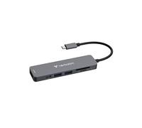 VERBATIM Hub multiporta USB C Essentials 6 porte