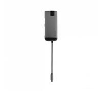 Verbatim Hub USB 3.0 Type-C 6 porte 1000 Mbit/s Nero e Argento