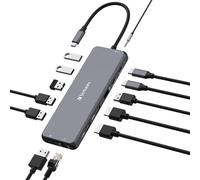 Verbatim CMH-13 USB tipo-C 10000 Mbit/s Argento