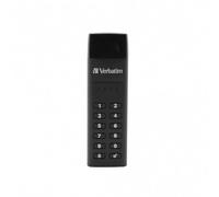 Verbatim Keypad Secure - Memoria UsB-C 3.0 Con Tastierino D'?accesso E Crittografia Dei Dati - 32 Gb - Nero (keypad Secure Usb 3.1 - With 256-Bit Aes