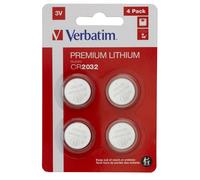 VERBATIM Lithium Battery CR2032 3V 4 NEW