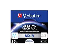 Verbatim M-Disc 5 x BD-R 25 GB 4x Lifetime Archival NEW