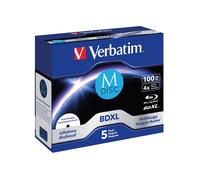 Verbatim M-Disc BD-R XL 100GB 4x (Confezione Da 5) 43834