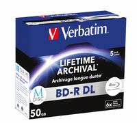 Verbatim MDISC BD-R DL 50 GB 5 pz NEW