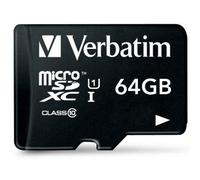 VERBATIM Memoria Micro SDXC 64 Gb con Adattatore - Classe 10