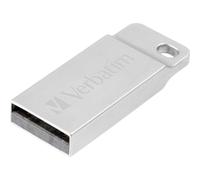 VERBATIM PEN DRIVE 64GB METAL EXECUTIVE USB 2.0 (98750) SILVER