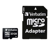 Verbatim MICRO SDHC 32GB CL 10 ADAP Scheda microSDHC 32 GB Class 10 incl.