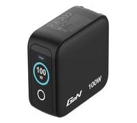 Verbatim Mini GaN Charger 100 W con display, 3 porte USB-C caricabatterie, adattatore di alimentazione 2 USB-C e 1 USB-A, caricatore rapido multiplo per MacBook, laptop, iPad, iPhone 17, Samsung EU