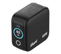 Verbatim Mini GaN Charger 65 W con display, 3 porte USB-C caricabatterie, adattatore di alimentazione 2 USB-C e 1 USB-A, caricatore rapido multiplo per MacBook, laptop, iPad, iPhone 17, Samsung EU, UK