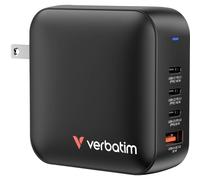 Verbatim Mini GaN Charger Adattatore di ricarica da viaggio 165 W 1x 2 USB-A,
