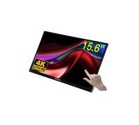 Verbatim Monitor Portatile 15.6" 4K Ultra HD Touchscreen Nero