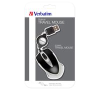 Verbatim Mouse ottico da viaggio Go Mini - Nero (VERBATIM GO MINI MOUSE G0 MINI OPTICAL TRAVEL MOUSE) NEW