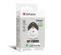 VERBATIM 32131 - Smart Tag con supporto ''Find My'', nero/bianco