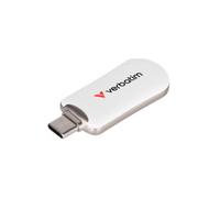 Verbatim Pen Disk Plectra Usb-C 3.2 Gen 1 Flash Drive White 128Gb