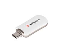 Verbatim PLECTRA USB-C FLASH DRIVE WHITE 256GB (30230)