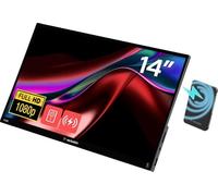 Verbatim 32088 TV e monitor portatile Nero 35,6 cm (14") LED 1920 x 1080 Pixel