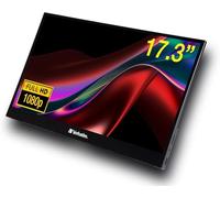 Verbatim 49593 Monitor PC 43,9 cm (17.3") 1920 x 1080 Pixel Full HD LCD Touch screen Nero
