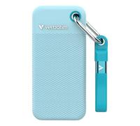 Verbatim Pocket SSD USB 3.2 Gen 2 1TB Polar Blue incl. due custodie in gomma