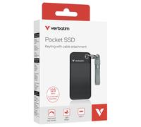 VERBATIM POCKET SSD 128BG BLACK/GREY USB 3.2 GEN 2 32432 MOD. 32432 EAN 00239423