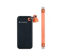 VERBATIM 32197 - Verbatim Pocket SSD mit Schlüsselring, 2TB Schwarz/Orange