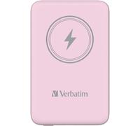Caricabatterie magnetico Charge 'n' Go Verbatim da 10000 mAh rosa