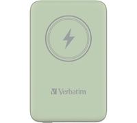 Verbatim Charge 'n' Go Polimeri di litio (LiPo) 10000 mAh Carica wireless Verde NEW