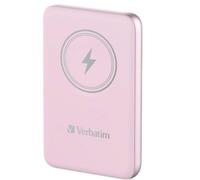 Caricabatterie magnetico Charge 'n' Go Verbatim da 10000 mAh rosa