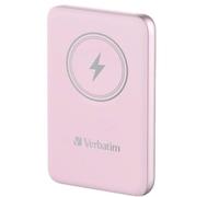 Caricabatterie magnetico Charge 'n' Go Verbatim da 10000 mAh rosa
