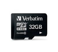 Verbatim Premium 32 GB MicroSDHC Classe 10 (MICRO SDHC CARD 32GB CLASS10 - READ 10MB/S WRITE 10MB/S) NEW