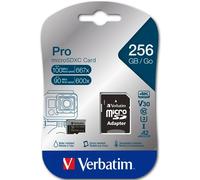 Verbatim 47045 memoria flash 256 GB MicroSDXC UHS-I Classe 10