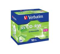 Verbatim - Scatola 10 CD-RW DataLife Plus - 8X-10X - serigrafato - 43148 - 700MB