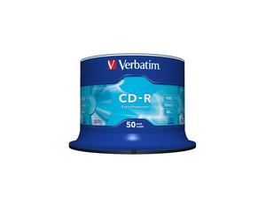 Verbatim - Scatola 50 CD-R DataLife Plus Extra Protection - 1x-52x - serigrafato