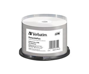 Verbatim - Scatola 50 DVD-R - stampabile - 43755 - 4,7GB