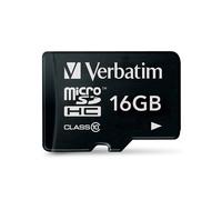 Verbatim Scheda di memoria microSDHC Premium I 16 GB I Scheda SD per video full