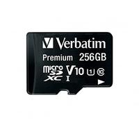 VERBATIM 44087 - Scheda di memoria MicroSDXC 256 GB, Verbatim, classe 10