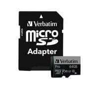 VERBATIM 47042 - Scheda di memoria MicroSDXC da 64 GB - Verbatim - Classe 10 - U3