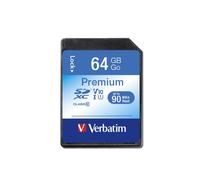 VERBATIM 44024 - Scheda di memoria SDXC da 64 GB, Verbatim Classe 10 - U1