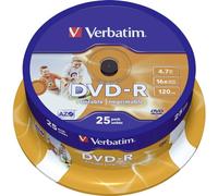 Verbatim Spindle Print.25 Dvd-R 16X 4.7G Xx