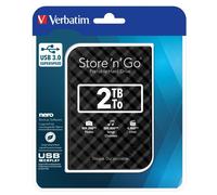 Verbatim Disco rigido portatile Store 'n' Go USB 3.0 da 2 TB Nero, 53195