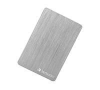 Verbatim Store 'n' Go ALU Slim I 2 TB I Argento I Hard Disk esterno I USB 3.2 GEN 1 I Hard Disk esterno in alluminio I per Windows & Mac OS X I Hard Disk portatile I USB
