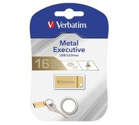 VERBATIM Store 'n' Go Metal Executive - Drive USB 3.0 - 16GB - Oro
