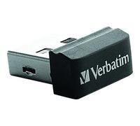 Verbatim Store' n' Go Nano USB 2.0 - Chiavetta USB 2.0, 16 GB, senza coperchio, colore: nero, 2,715 cm, 1,711 cm