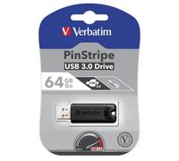 VERBATIM Store 'n' Go Penna USB a righe - 64 Go - Nero